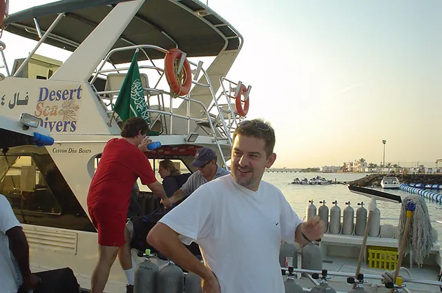 Arriving at the Al Kira port