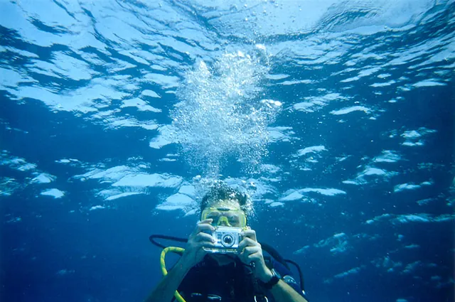 First dive of three for the day ...  here we go!