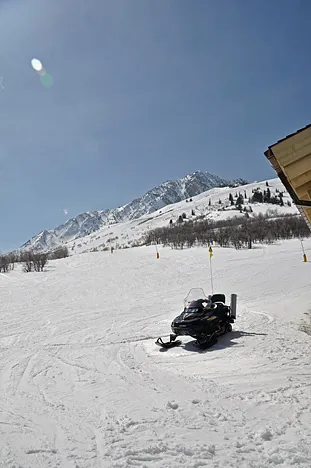 Snowbasin conditions were great with a deep base and fresh powder the week previous