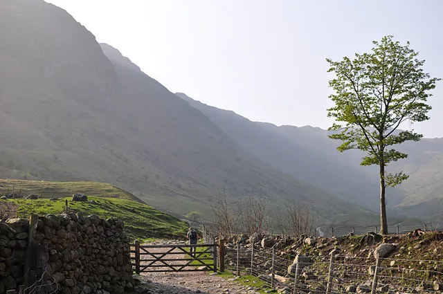 The recent warm weather created hazy views in the distance