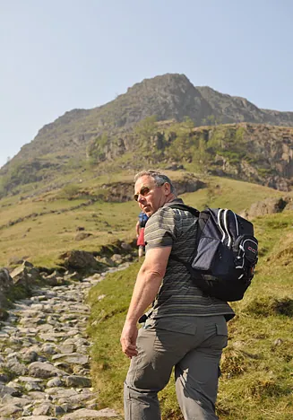 Heading up to follow the Styhead Gill route