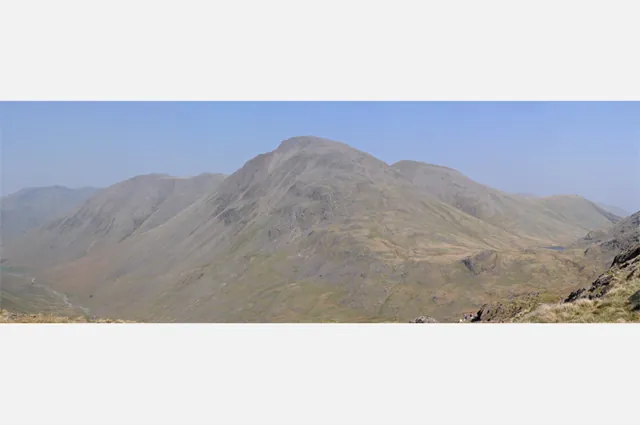 Our lunch view of Great Gable