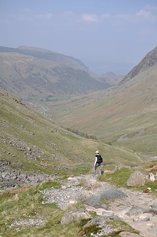 The route down was not as nice as the way up and we were glad for doing the circuit in the direction we did
