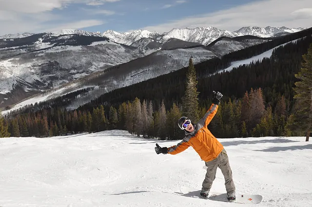 Just glad to be finally here at the mighty Vail!