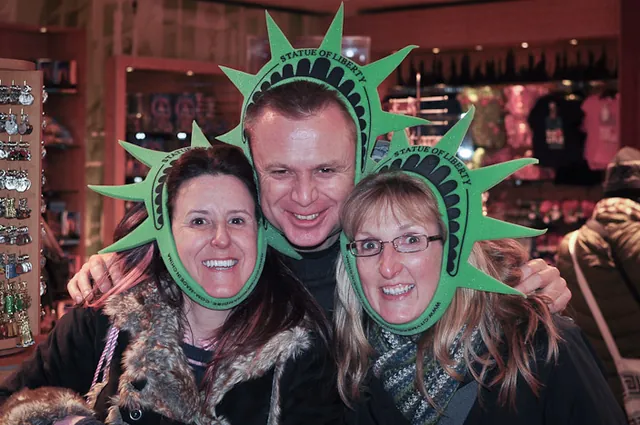 The 'who can look most stupid' contest