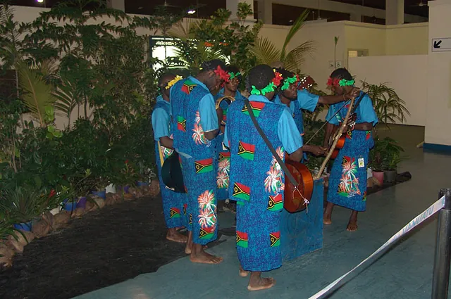 Greeted at the airport by this local band. The humidity was so high that our cameras just steamed up instantly