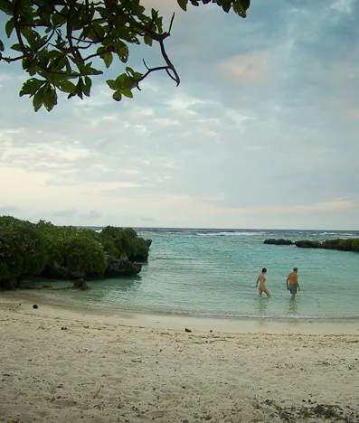 Moving on we head to the Blue Lagoon, but find it closed. So we retrace back to this beach south of Eton