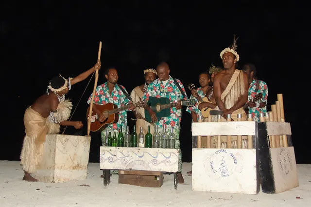 The Iarofa Cultural Group serving up the music for the evening (See Video 2)
