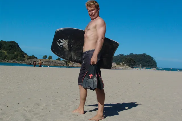 The boys decide to brave the huge Maunganui waves - New Zealand's surfing capital