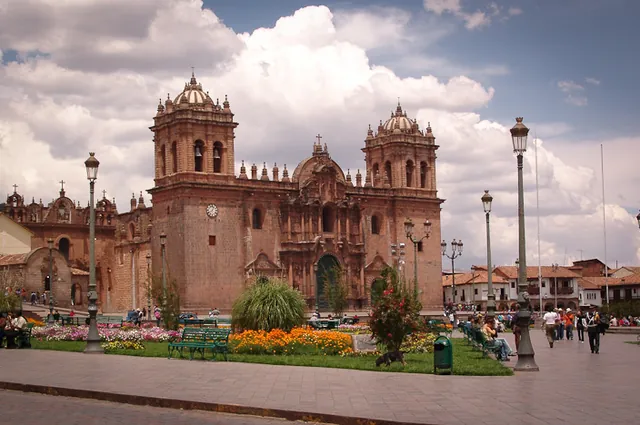 The Cathedral del Cusco, also in the Plaza de Armas main square
