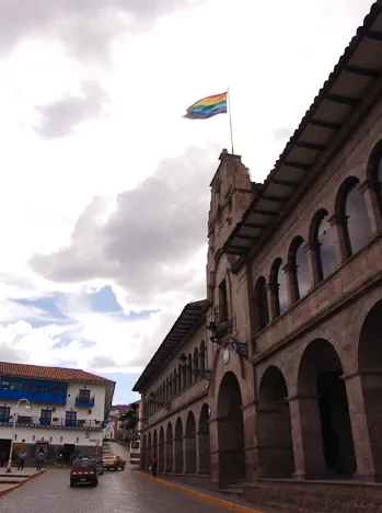 Cusco's flag is sometimes confused with the gay pride rainbow flag, so they're going to change it