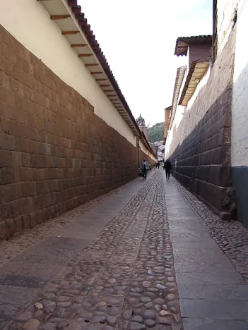 The buildings of Cusco are built on the original Inca carved stone foundations