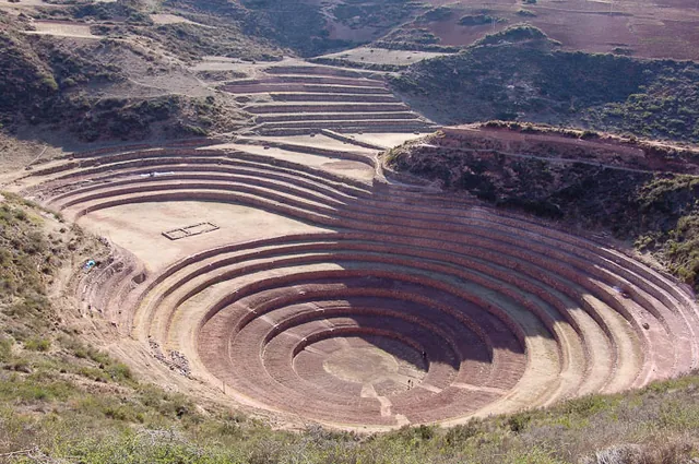 Not crop circles, but strange high altitude seed germination terraces in the hills