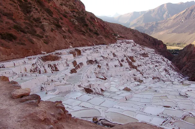 These are the Inca salt mines of Moray