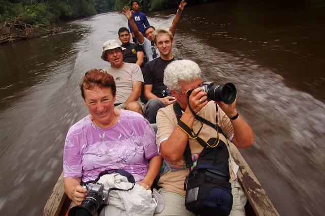 Our small group was a good laugh (including the two Ecuador SWAT police at the back ... bizarre?!?)