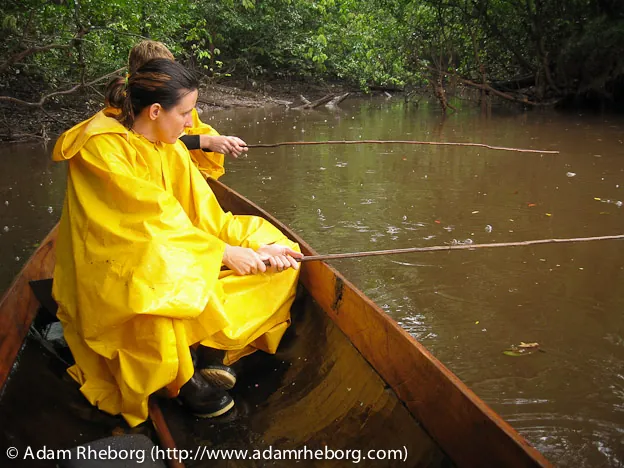 Our fishing rods were not exactly 'Hi-Tech'
