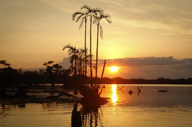 Sunset on the Laguna Grande