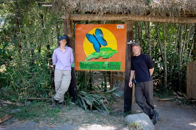 There is a dedicated Butterfly (Mariposa in Spanish) farm in the small Ecuadorian town of Mindo