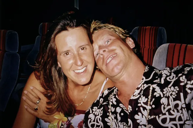 Bus ride home after a great night. Jeez those tans are getting a bit out of control!
