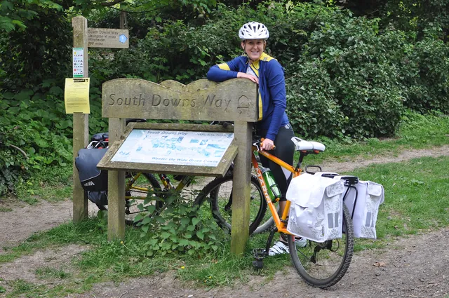 We reach the start of the bridleway. Let the big adventure begin!