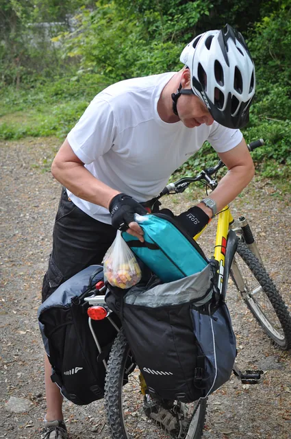 Neil packing a serious supply of Jelly Babies!