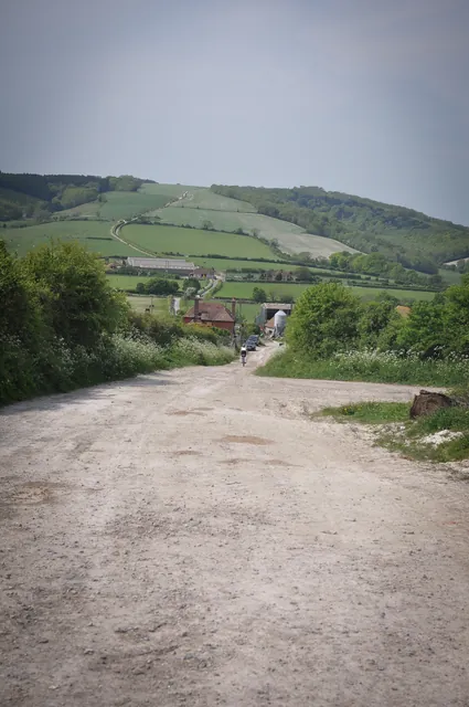 A fantastic run down to Hill Barn near Cocking