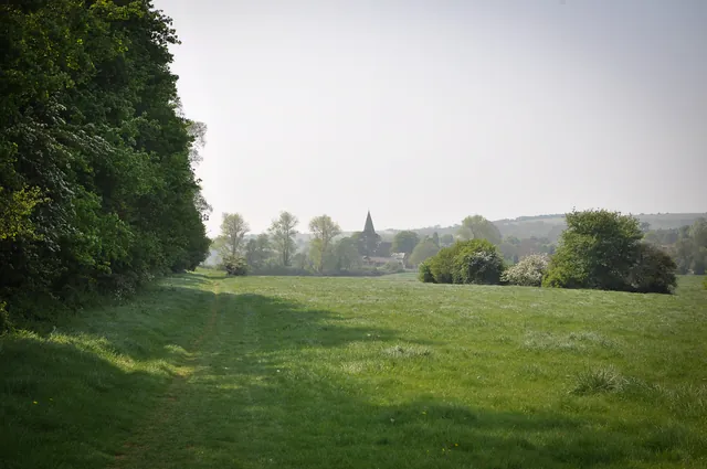 Dropping down into Alfriston