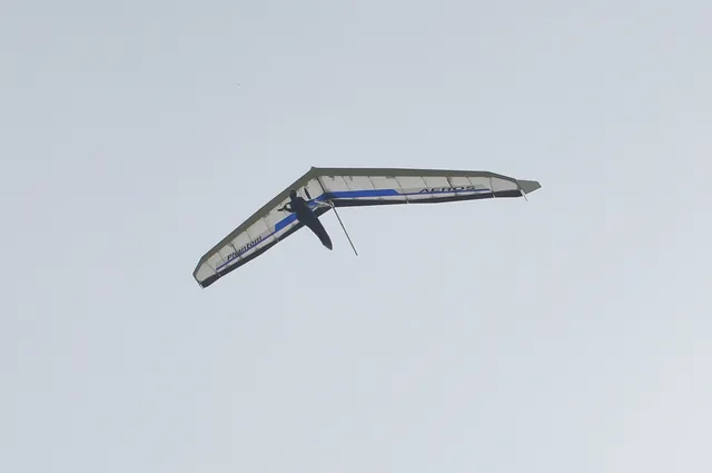 A popular hang gliding spot on Bostal Hill