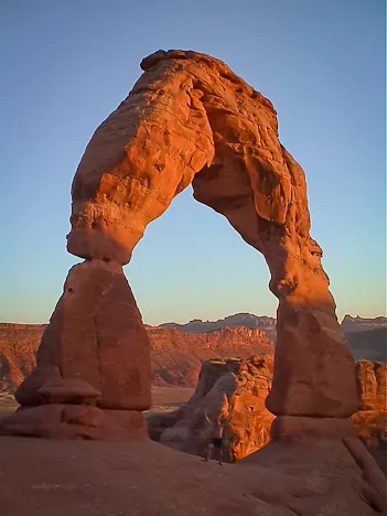 Darrell beneath Delicate Arch