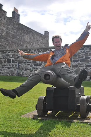 Having a large cannon between my legs is no strange feeling