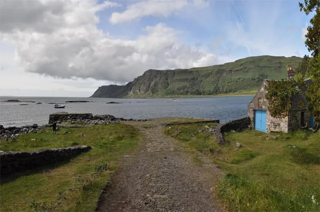 Carsaig Pier panorama