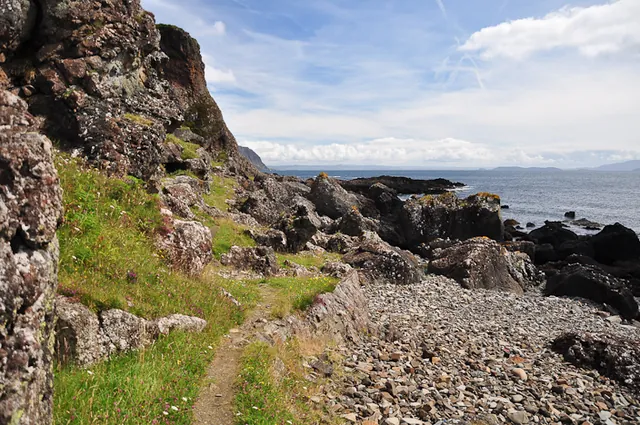 Classic Hebridean coastal scenery on this walk
