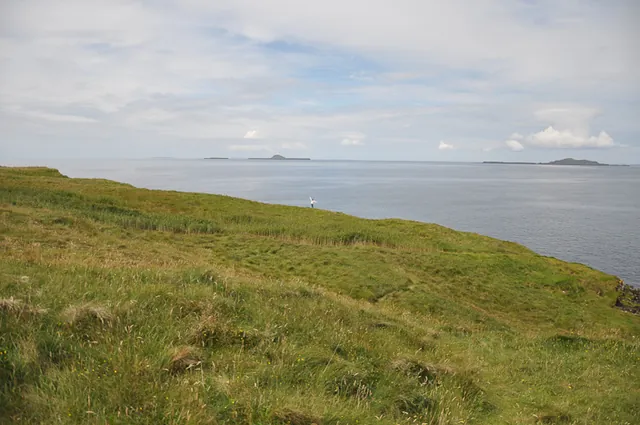 Expansive views looking out to sea