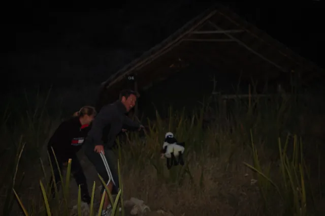 Horror as Shauny gets impaled on an oldupai cactus