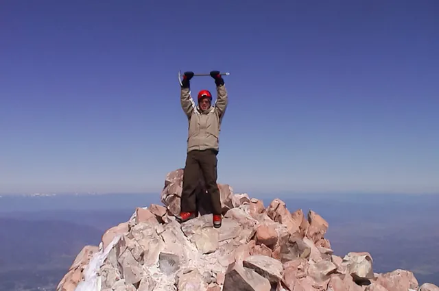 OK, just one more 'ice axe held high' pose!