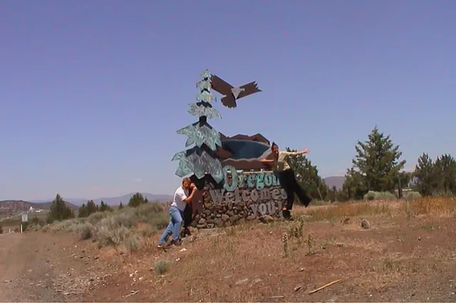 One of the better State welcome signs that we experienced
