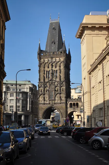 One of the many gatehouses in the city