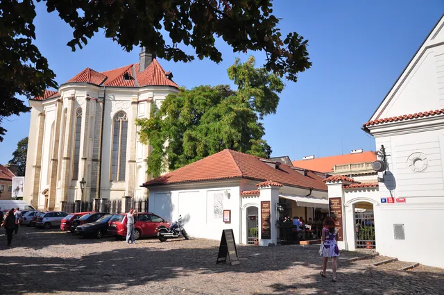 We were hoping to have lunch up at the Strahov Monastic Brewery which has a good reputation for in-house brewed beers and good food, but it was maxed out even by early lunch time