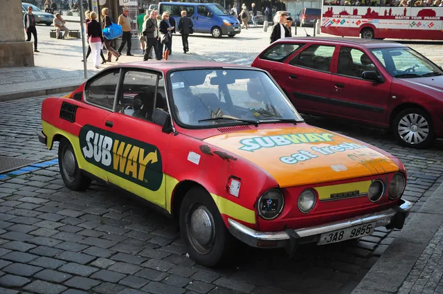 Coolest Subway delivery vehicle ever!