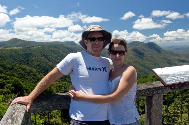 DnG enjoying the view and looking forward to the nearby Wonga Walk circuit