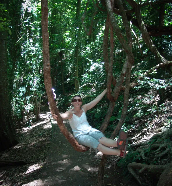 Gill confident the vine would hold her trim figure
