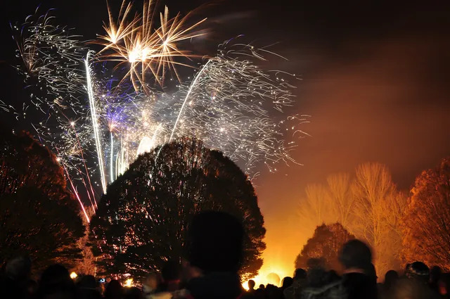 The fireworks start and I'm glad I brought my tripod this year to get some quality firework shots ... enjoy
