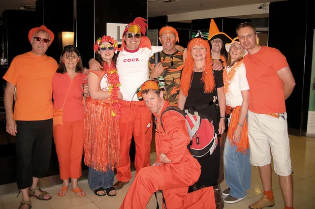 The gang are assembled and suitably Tango-ed