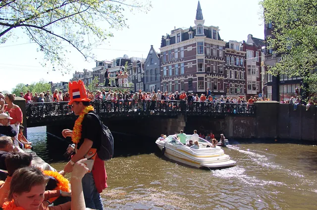 We hit the canals to watch the procession of boats