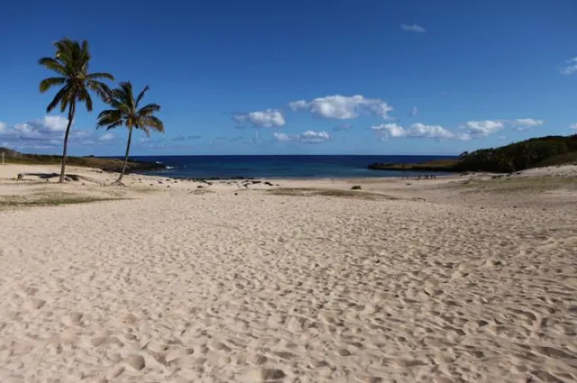 The sand was soft as icing sugar, and almost as white!