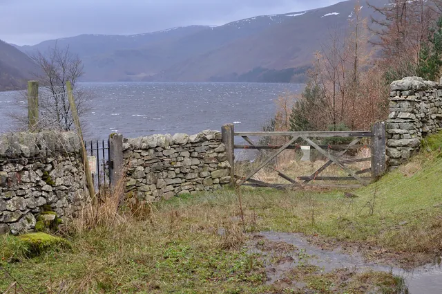 Fairly wild conditions today creating waves on the lake