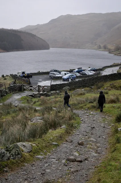 The car park marks the half way point