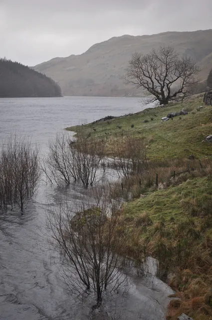 Another indication of how high the reservoir was