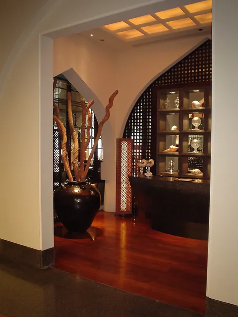 The excellent hotel restaurant