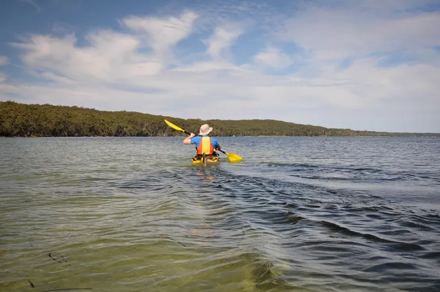 It looks like my kayak is close to sinking ... I blame it on the camping gear, not my fat @rse!